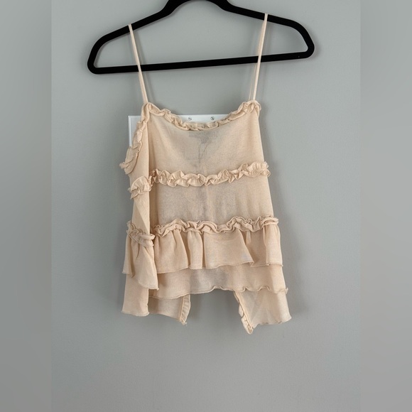 Zara Ruffled Knit Top - Picture 3 of 5